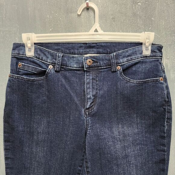 Duluth Trading Capri Jeans Size 8 Stretch - Picture 2 of 10